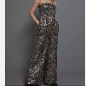 Anthropologie MAEVE strapless jumpsuit
